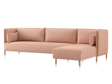 COLOURFORM - 3 seater fabric sofa with chaise longue by Herman Miller - view 3